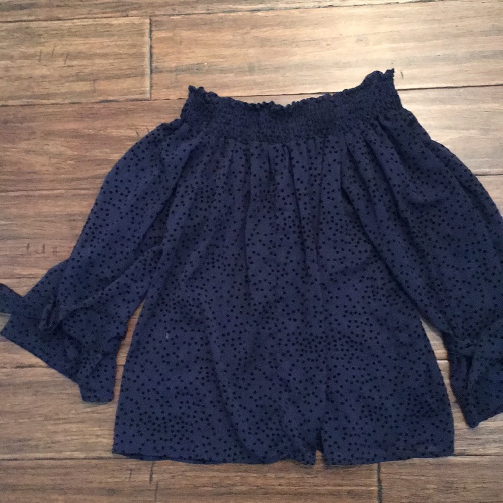 Zara off the shoulder top EUC